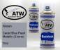 Preview: Nissan, Cadet Blue Pearl Metallic (2-tone), TH3: 400ml Sprühdose + 400ml Klarlack - Set, von ATW Autoteile West.